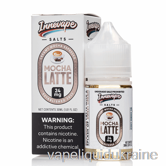 Vape Ukraine Mocha Latte - Innevape Salts - 30mL 24mg